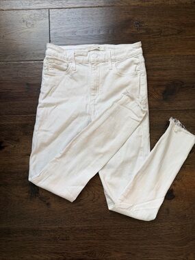 Joe's Jeans White Skinny High-Rise Jeans